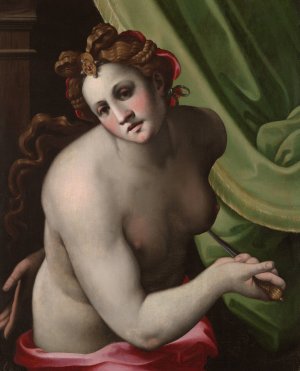 Lucretia by Michele Tosini Oil Painting
