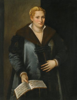 Portrait Of A Diva, Said To Be Artemisia Roberti by Micheli Parrasio Oil Painting