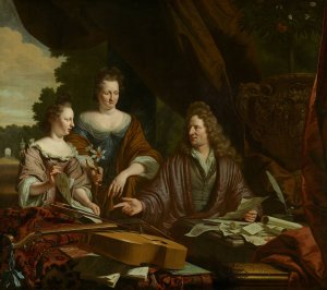 David by Michiel Van Musscher Oil Painting