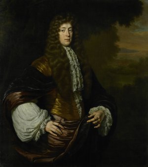 Portrait of Hendrick Bicker by Michiel Van Musscher Oil Painting