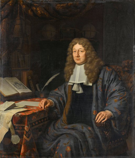 Main Product Photo of Portrait of Johannes Hudde  Painting by Michiel Van Musscher