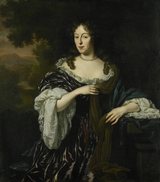 Main Product Photo of Portrait of Maria Schaep, Wife of Hendrick Bicker  Painting by Michiel Van Musscher