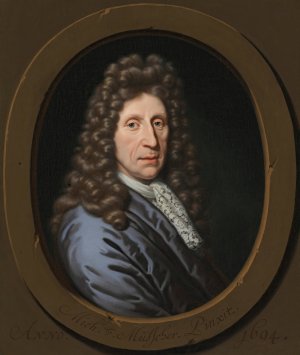 Portrait Of Sybrandt Oosterling by Michiel Van Musscher Oil Painting