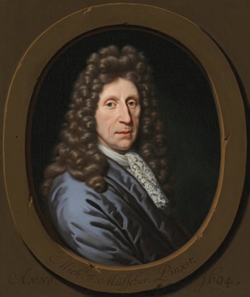 Main Product Photo of Portrait Of Sybrandt Oosterling  Painting by Michiel Van Musscher