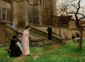 Rencontre avec son premier amour by Middleton Jameson Oil Painting