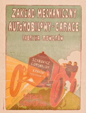 Zaklad Mechaniczny Automobilow. Oil painting by Mieczyslaw Rakowski