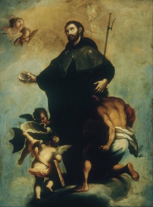 Saint Francis Xavier by Miguel Cabrera Oil Painting