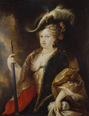 Maria Luisa Gabriela de Saboya by Miguel Jacinto Melendez Oil Painting