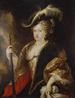 Maria Luisa Gabriela de Saboya by Miguel Jacinto Melendez Oil Painting
