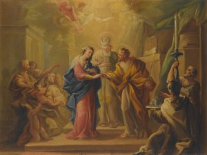 The Marriage Of The Virgin by Miguel Parra Abril Oil Painting