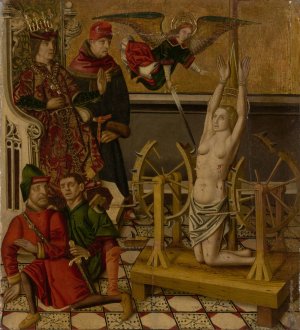 The Martyrdom of Saint Catherine by Miguel Ximenez Oil Painting