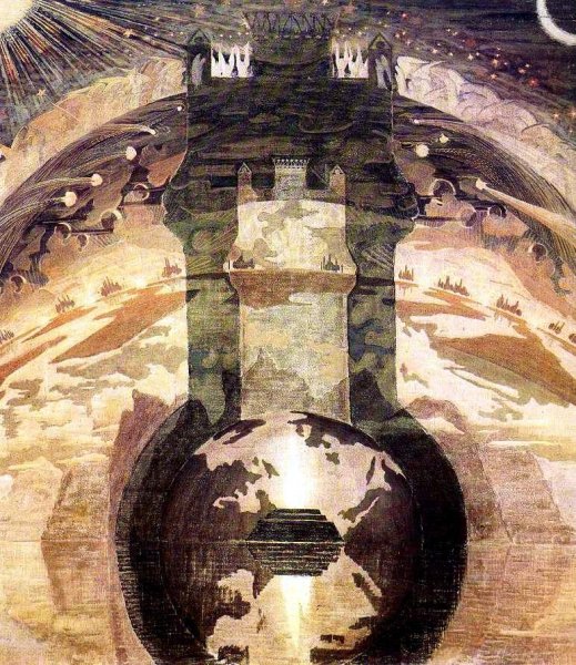 Rex by Mikalojus Ciurlionis - Hand-Painted Oil Painting Reproduction