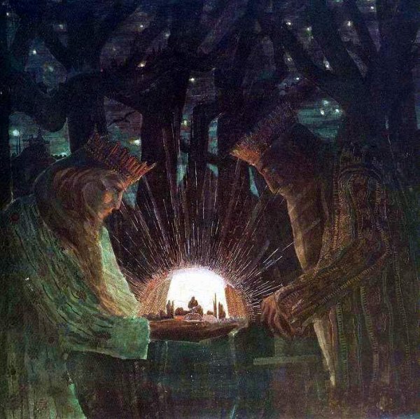 Main Product Photo of The Kings - Fairy-Tale Painting by Mikalojus Ciurlionis