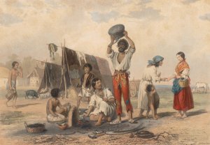 Nomads by Miklos Barabas Oil Painting