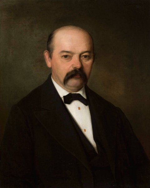 Portrait of Michal Rola Woszczynski  by Mikolaj Strzegocki - Hand-Painted Oil Painting Reproduction