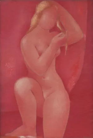 After the bath by Mikulas Galanda Oil Painting