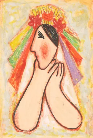Bride by Mikulas Galanda Oil Painting
