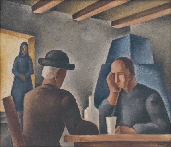 Main Product Photo of In An Inn  Painting by Mikulas Galanda