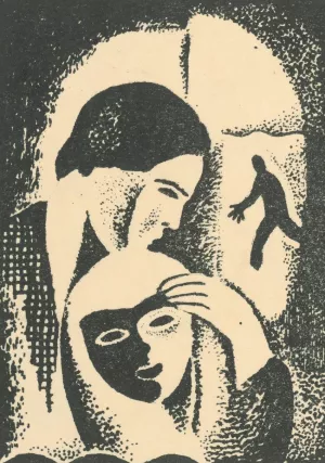 Lovers by Mikulas Galanda Oil Painting