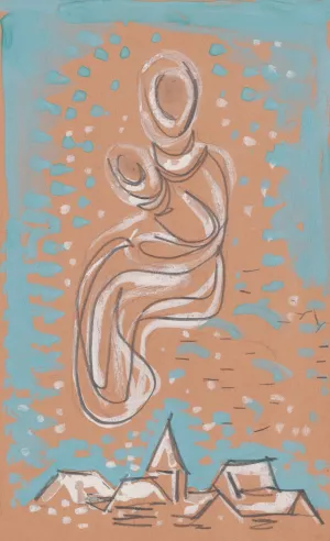 Madona by Mikulas Galanda Oil Painting