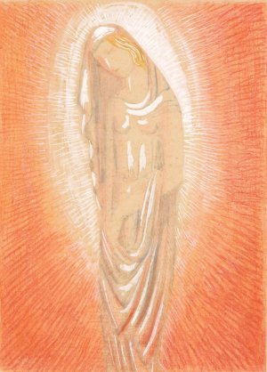 Madonka I., II., III by Mikulas Galanda Oil Painting