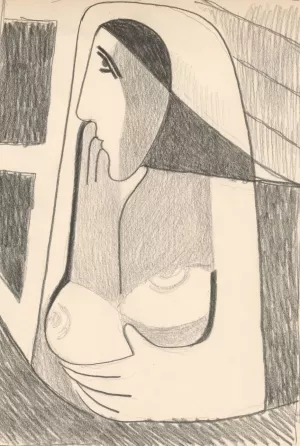 Woman by the Window by Mikulas Galanda Oil Painting