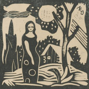 Woman in the Country by Mikulas Galanda Oil Painting