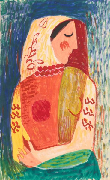 Woman  by Mikulas Galanda - Hand-Painted Oil Painting Reproduction