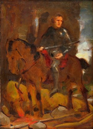 Studia k historickemu obrazu by Milan Thomka Mitrovsky Oil Painting