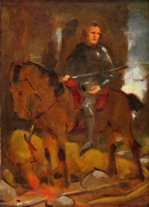 Studia k historickemu obrazu by Milan Thomka Mitrovsky Oil Painting