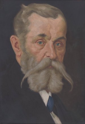 Svetozar Hurban Vajansky by Milan Thomka Mitrovsky Oil Painting