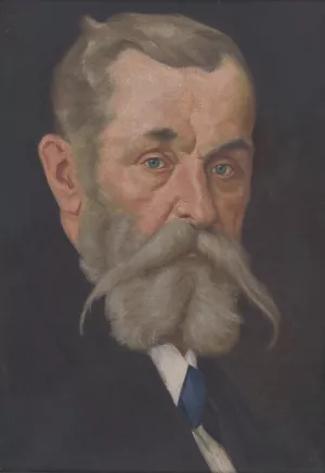 Svetozar Hurban Vajansky by Milan Thomka Mitrovsky Oil Painting