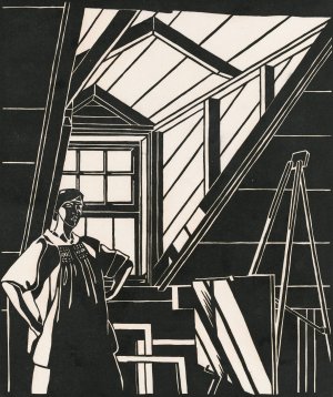 The Attic Window by Mildred Mcmillen Oil Painting