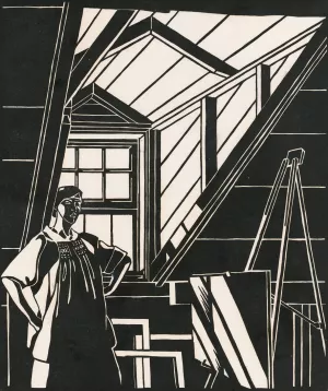 The Attic Window by Mildred Mcmillen Oil Painting