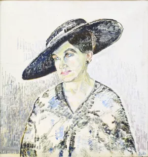 Portrait of Maria Schildknecht by Milly Sloor Oil Painting