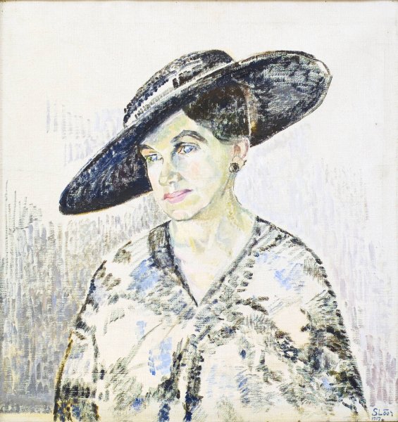 Portrait of Maria Schildknecht  by Milly Sloor - Hand-Painted Oil Painting Reproduction