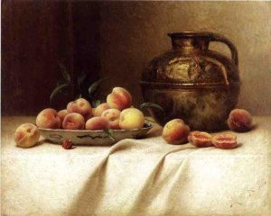 Peaches and Brass Jug