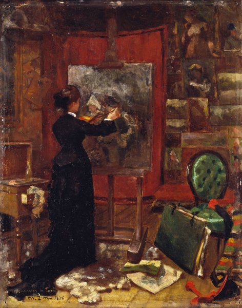 Main Product Photo of Self-portrait  Painting by Mimmi Zetterstrom