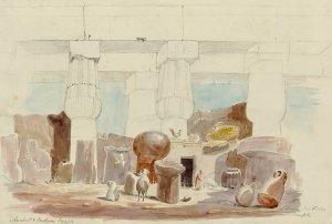 Ancient And Modern Egypt by Miner Kilbourne Kellogg Oil Painting