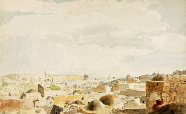 Main Product Photo of Jerusalem, Israel  Painting by Miner Kilbourne Kellogg