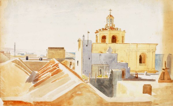Main Product Photo of Malta  Painting by Miner Kilbourne Kellogg