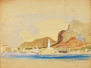 Moli at Palermo by Miner Kilbourne Kellogg Oil Painting