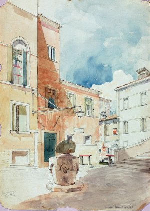 Venice by Miner Kilbourne Kellogg Oil Painting