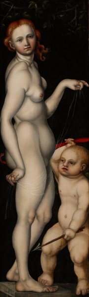 Venus and Cupid by Monogrammist Hb With The Griffin'S Head Oil Painting