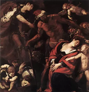 Martyrdom of Sts Seconda and Rufina by Morazzone - Oil Painting Reproduction