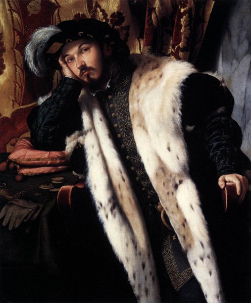 Main Product Photo of Count Fortunato Martinengo Cesaresco Painting by Moretto Da Brescia