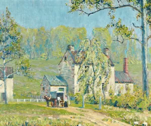 Butcher Wagon by Morgan Colt Oil Painting