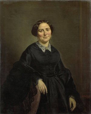 Johanna Christina Beelenkamp by Moritz Calisch Oil Painting