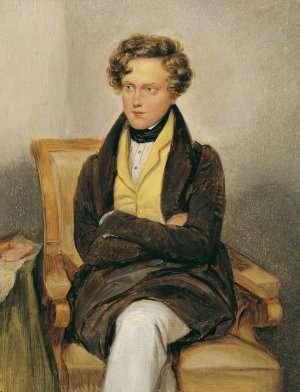 Der Herzog Von Reichstadt by Moritz Michael Daffinger Oil Painting