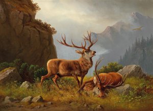 After the Fight by Moritz Muller Oil Painting